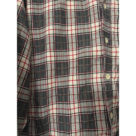 J. Crew Vintage Plaid Corduroy Quilted Cotton Shacket Size XL - Picture 7 of 7